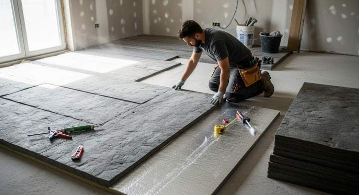 Isolation de plancher Tarn